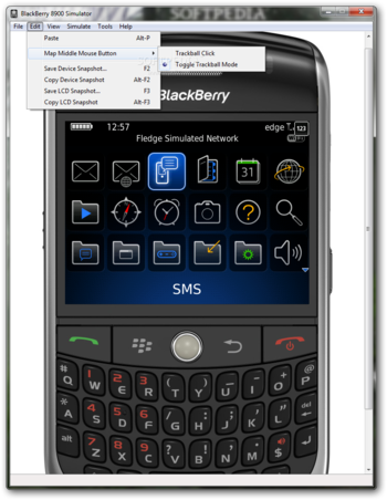 BlackBerry 8900 Simulator screenshot 3