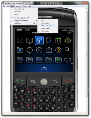 BlackBerry 8900 Simulator screenshot 4