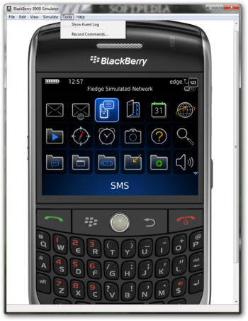 BlackBerry 8900 Simulator screenshot 6
