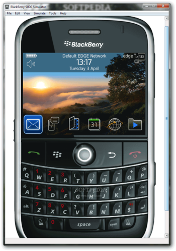 BlackBerry 9000 Simulator screenshot