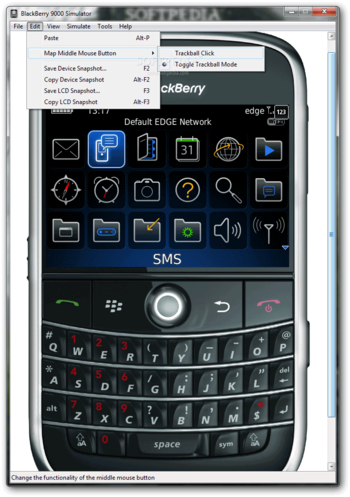 BlackBerry 9000 Simulator screenshot 3
