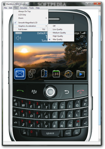 BlackBerry 9000 Simulator screenshot 4