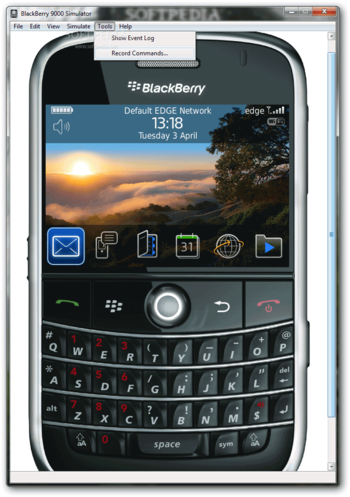BlackBerry 9000 Simulator screenshot 6