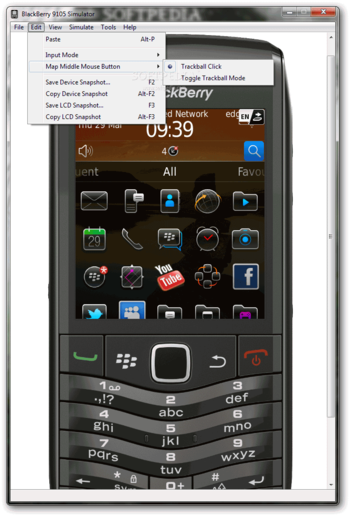 BlackBerry 9105 Simulator screenshot 4