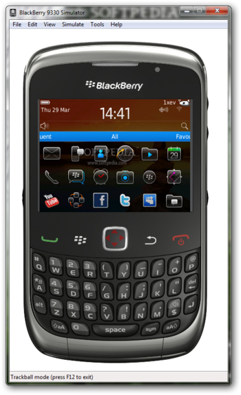 BlackBerry 9330 Simulator screenshot 3