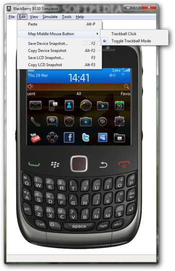 BlackBerry 9330 Simulator screenshot 4