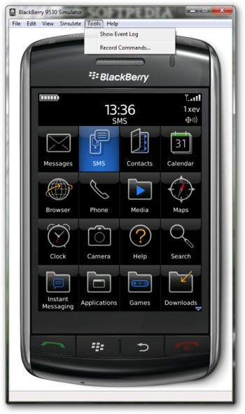 BlackBerry 9530 Simulator screenshot 6