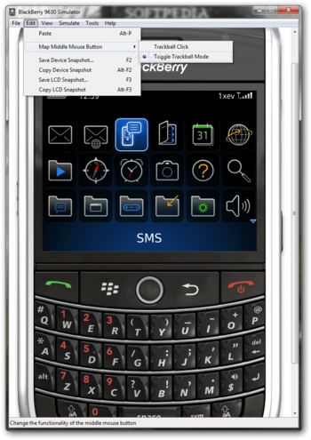 BlackBerry 9630 Simulator screenshot 3