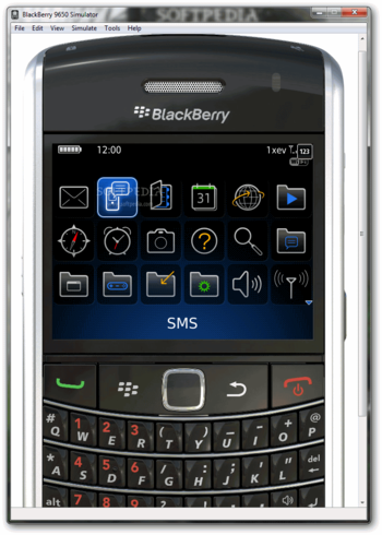 BlackBerry 9650 Simulator screenshot 2