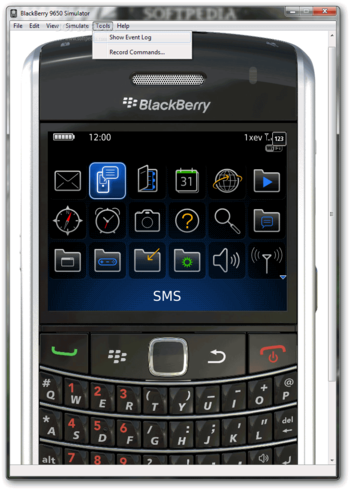 BlackBerry 9650 Simulator screenshot 6