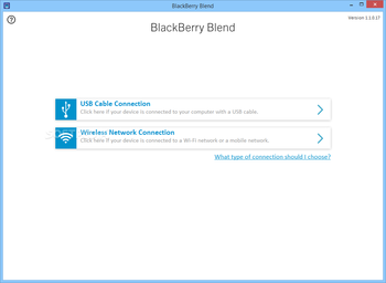 BlackBerry Blend screenshot