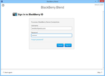 BlackBerry Blend screenshot 2