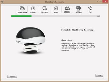 BlackBerry Recovery screenshot