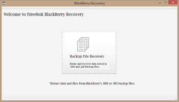 BlackBerry Recovery screenshot 2