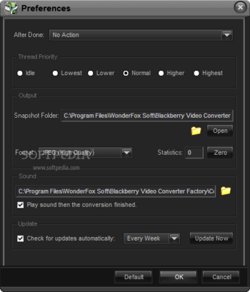 BlackBerry Video Converter Factory screenshot 8