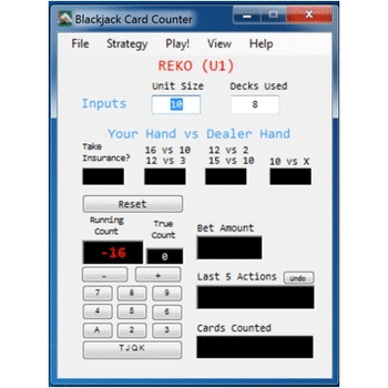 Blackjack Card Counter screenshot 2