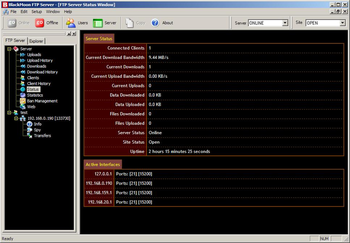 BlackMoon FTP Server screenshot 2
