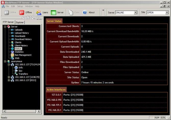 BlackMoon FTP Server screenshot 3
