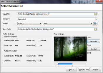 BlackShark 3GP Video Converter screenshot 2