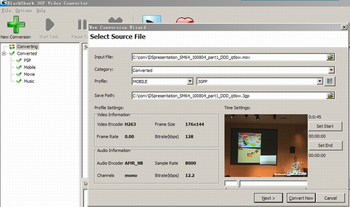 BlackShark Free 3gp Video Converter screenshot 2