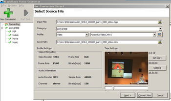 BlackShark Video Converter Freeware screenshot