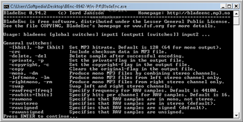 BladeEnc screenshot