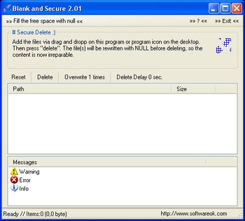 Blank And Secure screenshot 2