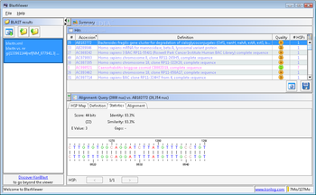 BlastViewer screenshot