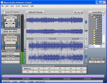 Blaze Audio ePodcast Creator screenshot