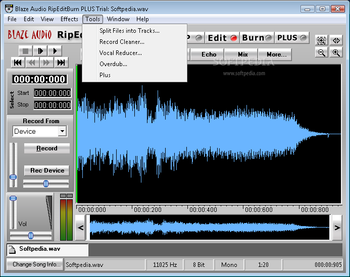 Blaze Audio RipEditBurn Plus screenshot 5