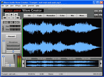 Blaze Audio Wave Creator screenshot