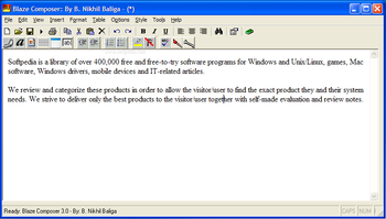 Blaze Composer screenshot