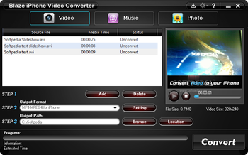 Blaze iPhone Converter Suite screenshot 3