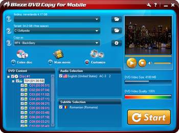 BlazeDVDCopy for Mobile screenshot