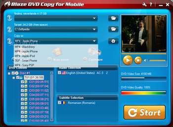 BlazeDVDCopy for Mobile screenshot 2