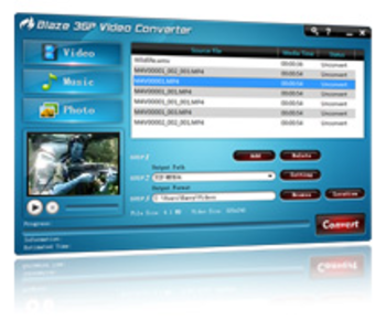 BlazeVideo 3GP Video Converter screenshot 2