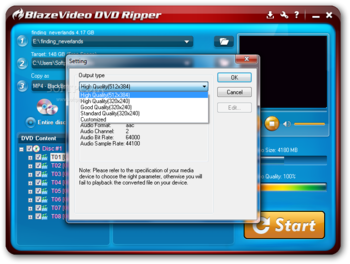 BlazeVideo DVD Ripper screenshot 2
