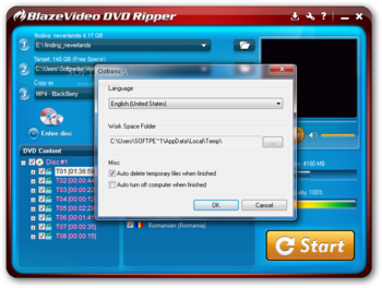 BlazeVideo DVD Ripper screenshot 3