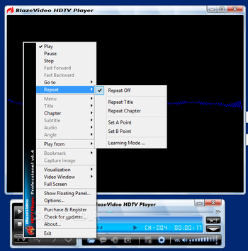 BlazeVideo HDTV Player Professional screenshot