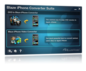BlazeVideo iPhone Converter Suite screenshot