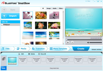 BlazeVideo SmartShow screenshot
