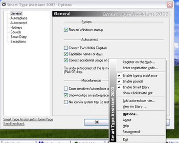 BlazingTools Smart Type Assistant screenshot 2