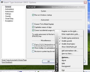 BlazingTools Smart Type Assistant screenshot 3