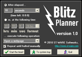 Blitz Planner screenshot