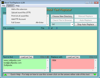 Block Text Replacer screenshot 2