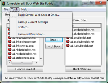 Block Web Site Buddy screenshot 2