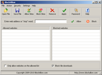 BlockAllow screenshot
