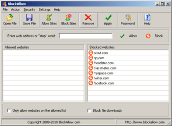 BlockAllow screenshot 3