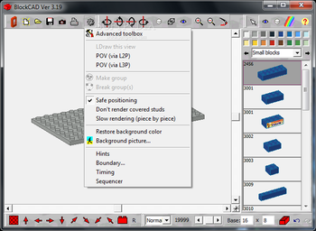 BlockCAD screenshot 2