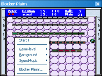 Blocker Plains for Pocket PC screenshot